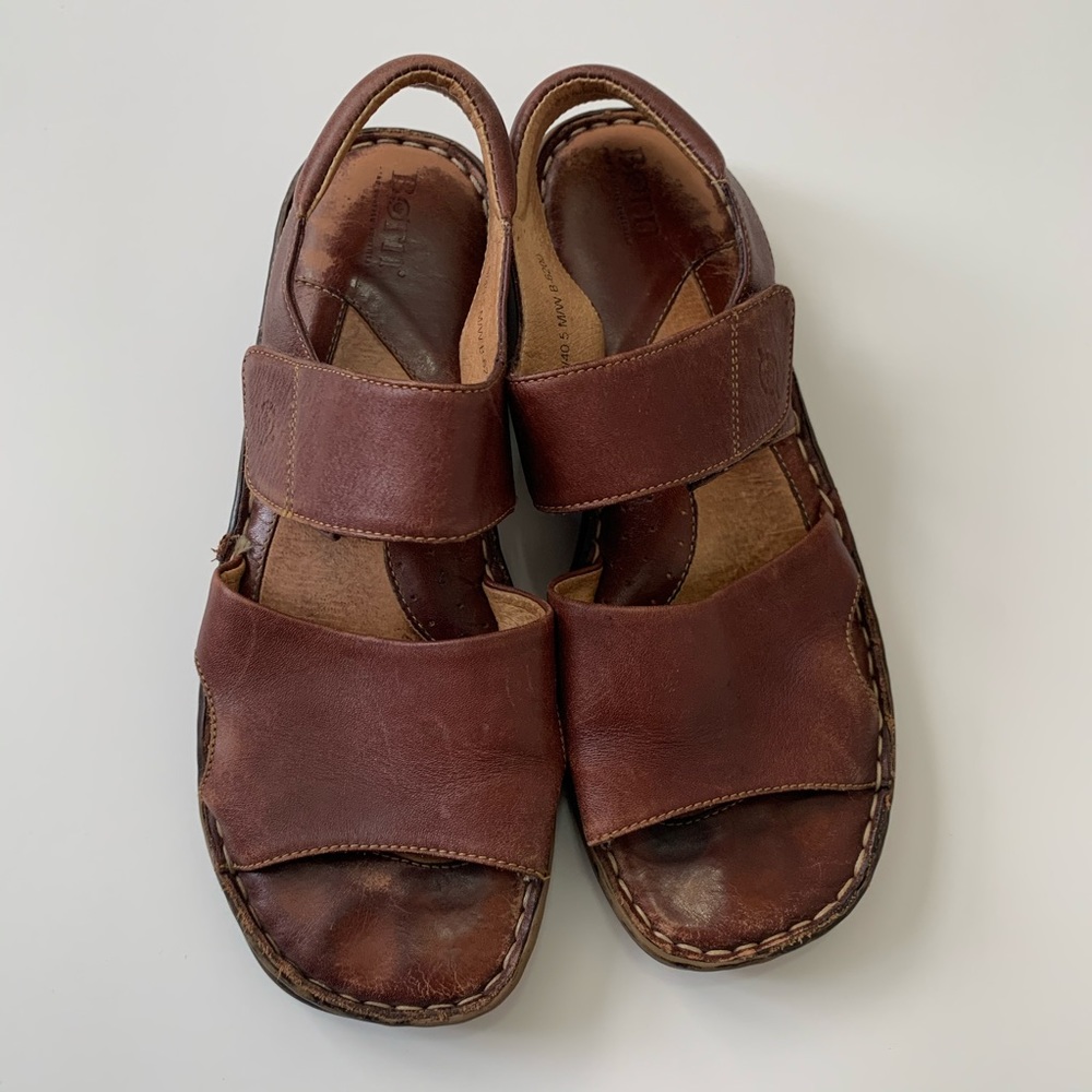 Vintage Born leather sandals, women’s size 9